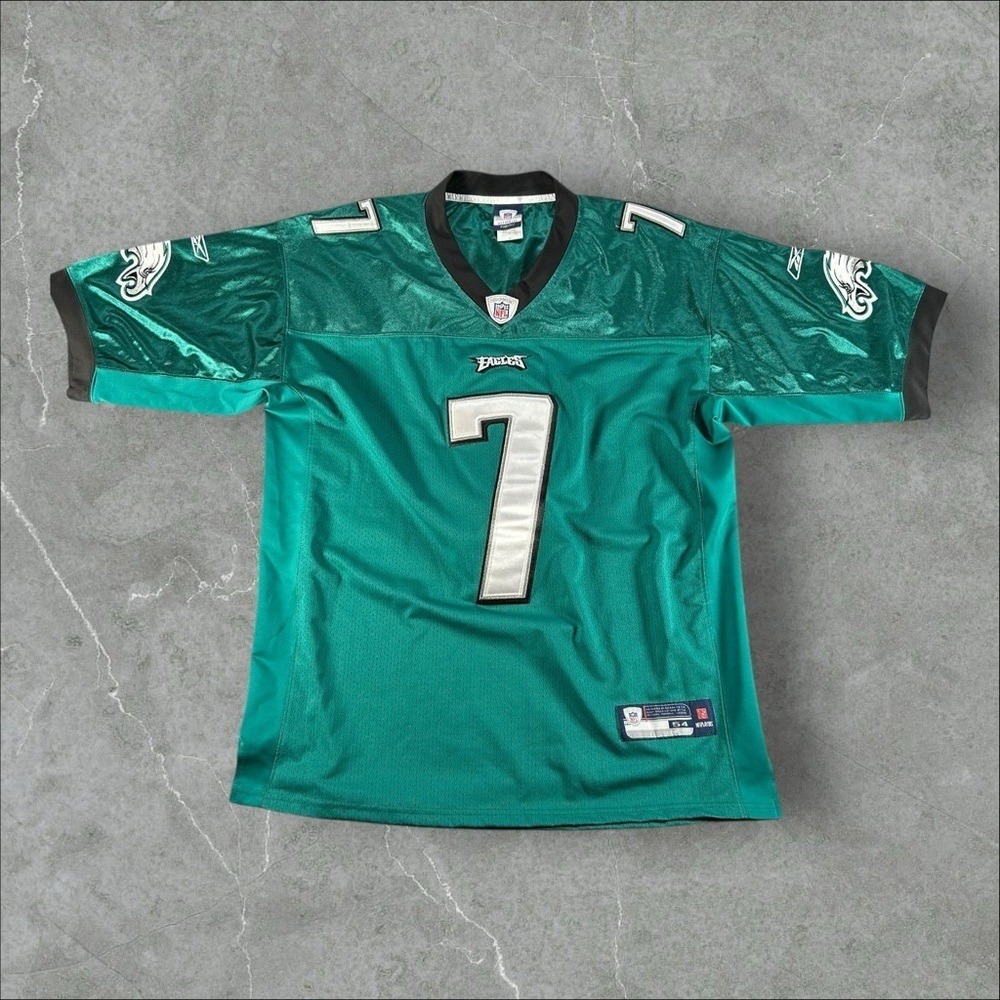 Philadelphia Eagles Jersey Mens 54 Blue Reebok NFL Michael Vick Stitched Shirt